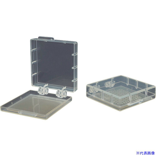 ■EXSEAL 精密デバイス搬送ケース ゲルベース2インチ トレイ無し 透明 フラットF7 Hタイプ 10個入 GC0016057(6626922)[送料別途見積り][法人・事業所限定][掲外取寄]