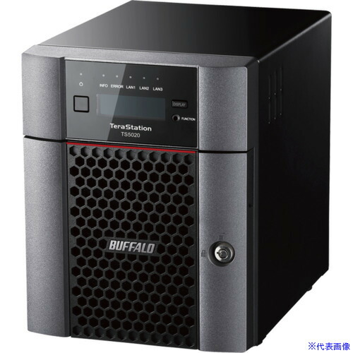 ■バッファロー NAS TeraStation TS5420DNシリーズ 4ドライブ8TB TS5420DN0804(6632169)[送料別途見積り][法人・事業所限定][掲外取寄]
