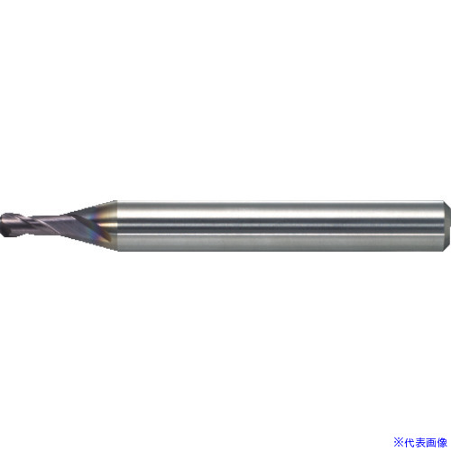 ■三菱K 2枚刃エムスター 超硬ラジアスエンドミルミディアム刃長(M)3mm MS2MRBD0300R030(6711979)[送料別途お見積り][法人限定][掲外取寄]