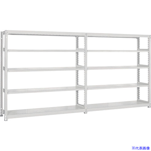■NAIKI 軽量ラック(連結、150/段 NMK76605RW(6799385)[送料別途お見積り][法人限定][掲外取寄]｜ファーストFACTORY