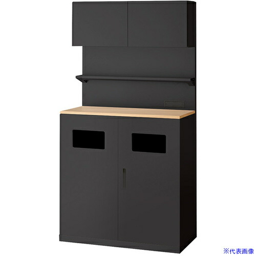 ■NAIKI カフェキャビネット CF0918BTKTPBS(6800030)[送料別途お見積り][法人限定][外直送] 82,280円