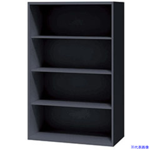 ■NAIKI オープン書庫 CW型収納庫(ブラックタイプ) CW0914NB(6814882)[送料別途お見積り][法人限定][外直送]｜ファーストFACTORY