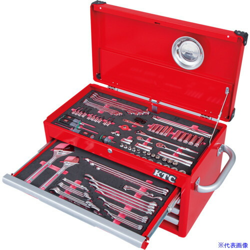 ■KTC ハイメカツールセット[123点] SK8201R(6828791)[送料別途お見積り][法人限定][外直送]