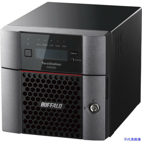■BUFFALO TeraStation WS IoT 2022STデスクトップ2ベイ8TB WS5220DN08S2(6831586)[送料別途お見積り][法人限定][掲外取寄]