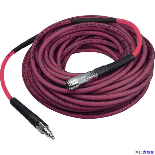 ■マッハ バニーメッシュホース ピンク 10m BM610P(6842408)[送料別途お見積り][法人限定][掲外取寄]