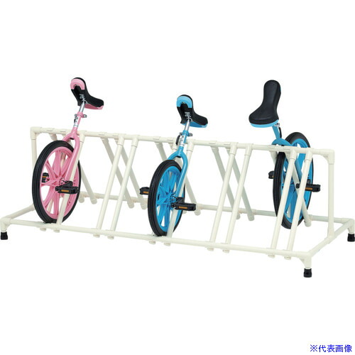 ■トーエイライト 一輪車ラック 一輪車ラックYZ10 T1803(6843221)[送料別途お見積り][法人限定][外直送]｜ファーストFACTORY