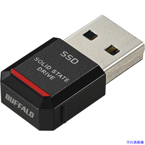 ■BUFFALO PC対応 USB3.2(Gen1)対応 TV録画対応 SSD SSDPST500U3BA(6843998)[送料別途お見積り][法人限定][掲外取寄]