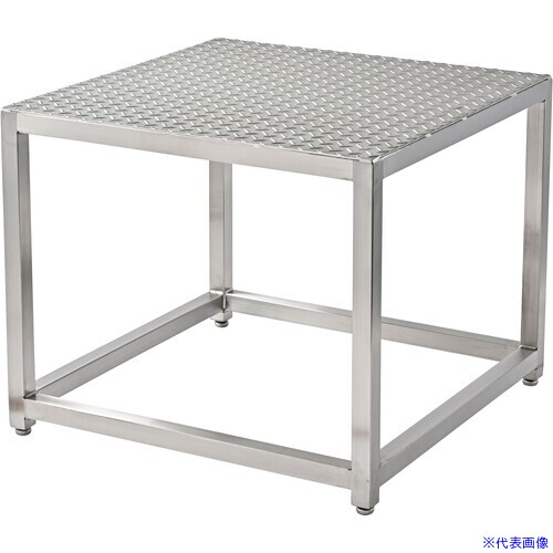 ■クラフトワーク ステンレス作業用踏台 溶接一体型 SUSF1606025(6853913)[送料別途お見積り][法人限定][外直送]