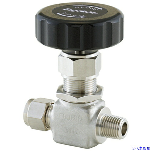 ■Fujikin SUS鋼製ニードルバルブ＿16.2MPaPUH-916 PUH9169.52CSHV(6855052)[送料別途お見積り][法人限定][掲外取寄]