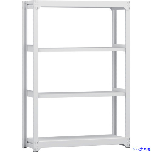 ■金剛 中量棚BLH 基本 有効3段 1200×450×1800 BLH461454SOR(6857161)[送料別途お見積り][法人限定][外直送]