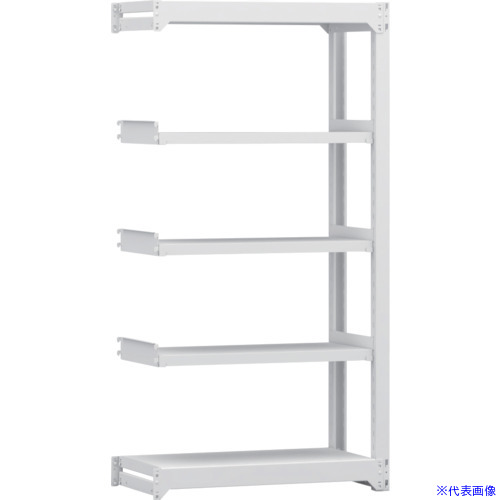 ■金剛 中量棚BLH 連結 有効4段 900&times;450&times;1800 BLH361455SAR(6857176)[送料別途お見積り][法人限定][外直送]｜ファーストFACTORY
