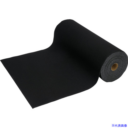 ■ワタナベ パンチカーペット ブラック 防炎 182cm&times;30m CPS71818230(6863440)[送料別途見積り][法人・事業所限定][掲外取寄]｜ファーストFACTORY