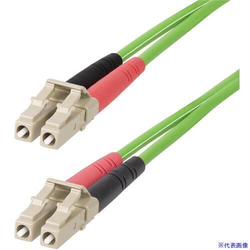 ■StarTech 光ファイバーケーブル/OM5マルチモード/15m/LC&minus;LC/50/125/2芯/100G/ネットワーク パッチコード LCLCL15MOM5FIBER(6880124)[法人限定][外直送元]｜ファーストFACTORY