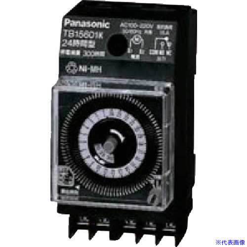 ■Panasonic タイムスイッチ 協約型 週間式 クォーツ式(停電補償付) TB16301K(6891658)[送料別途お見積り][法人限定][掲外取寄]