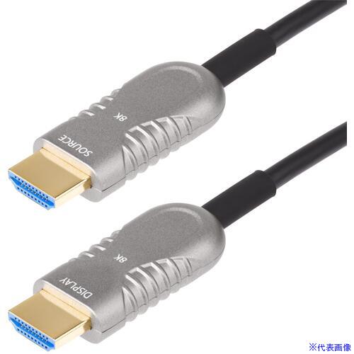■StarTech HDMI 2.1ケーブル/光ファイバー/30m/8K60Hz//難燃性材/オス&minus;オス/ブラック/モニターケーブル 8KA100FHDMICABLE(6909437)[法人限定][外直送元]｜ファーストFACTORY
