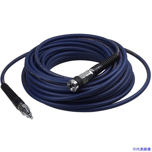■マッハ 高圧エアーホース 高圧ウルトラライトホースPREMIUM ネイビー 5m ULP605N(6914378)[送料別途お見積り][法人限定][掲外取寄]｜ファーストFACTORY