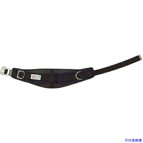 ■JEFCOM ワークポジショニング用器具 メッシュ素材 D環1個 WPR400DS1BK(6922834)[送料別途お見積り][法人限定][掲外取寄]