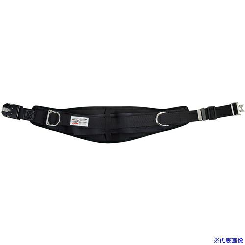 ■JEFCOM ワークポジショニング用器具 ワンタッチバックル D環1個 WPR320DS1BK(6922838)[送料別途お見積り][法人限定][掲外取寄]