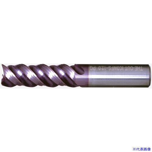■THECUT 超硬3枚刃高硬度用50°ハイヘリカルエンドミル(ザ・)カットミル IC3WFS－10 IC3WFS10(6927525)[送料別途お見積り][法人限定][掲外取寄]