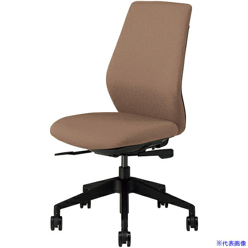 ■NAIKI ワークチェアー(肘なし) NCE型/ベージュ/肘無 NCE512FBG(6931475)[送料別途お見積り][法人限定][掲外取寄]