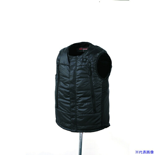 ■リベルタ LD_HM5V_ヒートインナー Vest 002BLK_LS (3XL) HM5100121(6938034)[送料別途お見積り][法人限定][掲外取寄]