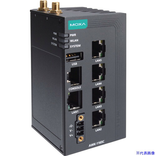 ■MOXA 無線LANクライアント AWK1165CUN(6946372)[法人限定][外直送元]｜ファーストFACTORY