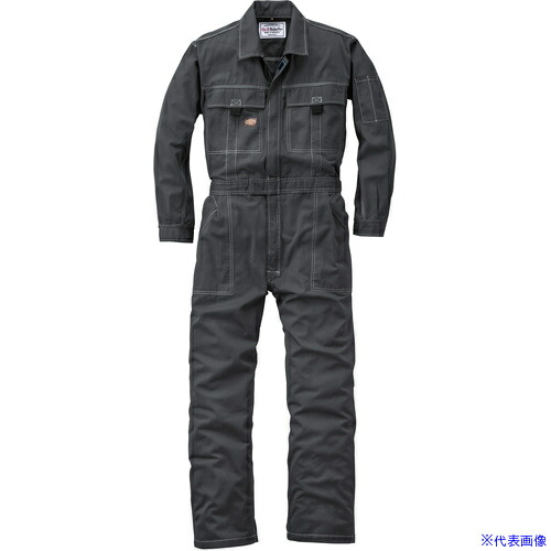 ■AUTO－BI 通年モデル つなぎ服3670－006ブラック－3L 36700063L(6958425)[送料別途お見積り][法人限定][掲外取寄]