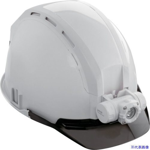 ■タジマ ヘルメット セフメット(セフ取付溝付ヘルメット) ベーシックセット MD ホワイト HSWB2(6962243)