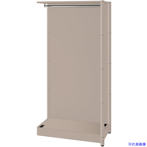 ■NAIKI シェルフラック(ワードローブ メレム MU型/天板：サテンアッシュトープ 本体：サテンアッシュトープ/W925×H1813 MU0918RWSTST(6962781)[送料別途お見積り][法人限定][掲外取寄]