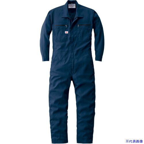 ■AUTO－BI SS(春夏)モデル つなぎ服24031－001ネイビーブルー－lサイズ 24031001L(6968817)[送料別途お見積り][法人限定][掲外取寄]