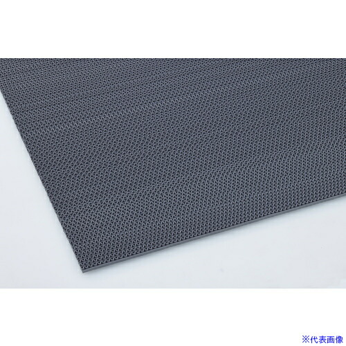 ■テラモト スーパーダスピット(ソフト)灰 7mm厚 90cm×6m(ふちなし) MR1332555(6975922)[送料別途お見積り][法人限定][外直送]