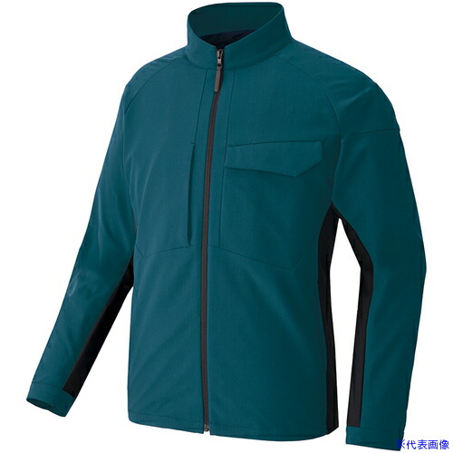■アイトス 長袖ブルゾン(男女兼用) TULTEX WORK AZ4230 グリーン LL AZ4230005LL(6978723)[送料別途お見積り][法人限定][掲外取寄]
