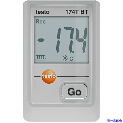 ■TESTO 温度データロガー(Bluetooth) testo 174T BT(白) 0572174201(6979159)[送料別途お見積り][法人限定][掲外取寄]