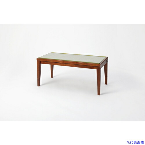 ■大島屋 畳天然木ベンチ ブラウン 樹脂製座面 W100&times;D50&times;H45cm 339692(6979544)[法人限定][外直送元]｜ファーストFACTORY