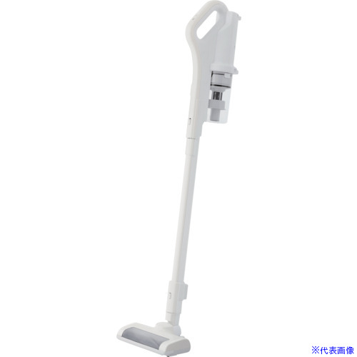 ■IRIS 207163 充電式サイクロンスティッククリーナー ナチュラルホワイト SCD185PMWH(6989254)[法人限定][外直送元]