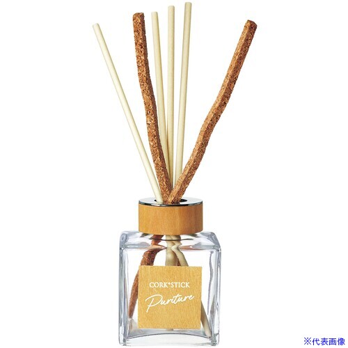 ■アース 芳香剤 Sukki&minus;ri!CORK+STICK&minus;Puriture&minus;「木漏れ日の中で」 590114(6989322)&times;20[送料別途お見積り][法人限定][掲外取寄]｜ファーストFACTORY