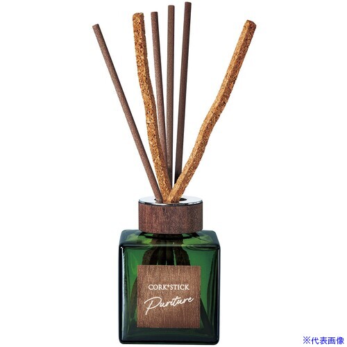 ■アース 芳香剤 Sukki&minus;ri!CORK+STICK&minus;Puriture&minus;「大樹の下で」 590312(6989334)&times;20[送料別途お見積り][法人限定][掲外取寄]｜ファーストFACTORY