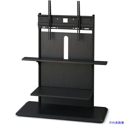 ■IRIS 291557 スタンドテレビ台 ブラックオーク UTS900RBO(6995972)[法人限定][外直送元]