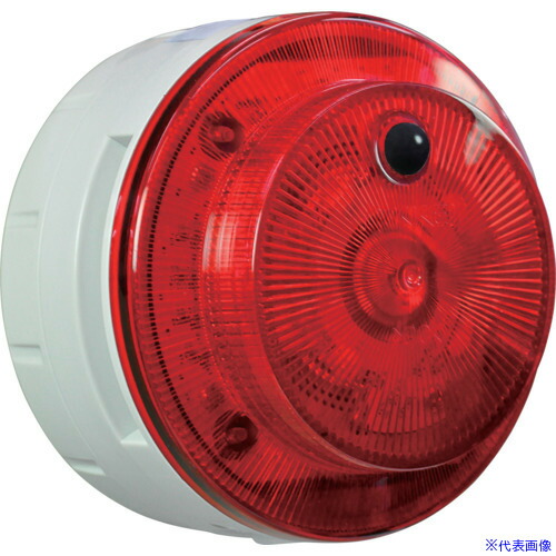 ■NIKKEI 電池式LED警告灯 ニコUFO ミューボ VK10M型 音声：道路工事 VK10MD05JRDK(7001590)[送料別途お見積り][法人限定][外直送]