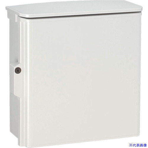 ■Nito キー付耐候プラボックス(屋根・パッキン付) 500&times;180&times;400mm OPK1854P(7004163)[送料別途お見積り][法人限定][メーカー取寄]｜ファーストFACTORY