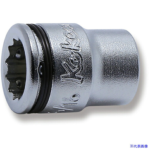 ■Ko&minus;ken 6.35mm差込 12角ナットグリップソケットレールセット 6ヶ組 RS2455AS6(7004358)[送料別途お見積り][法人限定][掲外取寄]｜ファーストFACTORY