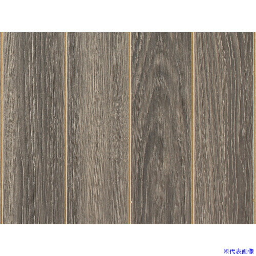 ■大島屋 ウッドカーペット ブラック 団地間6畳 243×345cm 19714(7004520)[法人限定][外直送元]