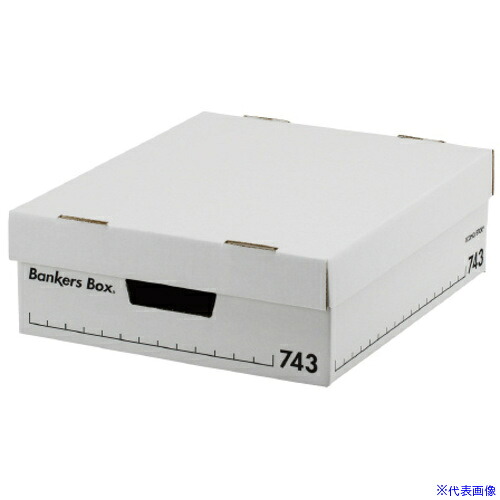 ■フェローズ バンカーズボックス 743Sボックス BK 6PFE-1007801 80109716(7006986)[送料別途お見積り][法人限定][掲外取寄]