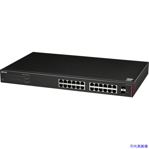■BUFFALO 法人向け レイヤー2 Giga スマートスイッチ BSGS2124(7009533)[送料別途お見積り][法人限定][掲外取寄]