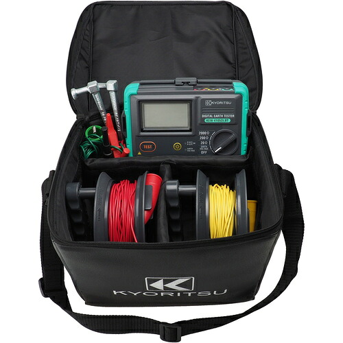 ■KYORITSU 4105DLBT デジタル接地抵抗計(Bluetooth搭載、ソフトケース付) KEW4105DLBT(7012227)[送料別途お見積り][法人限定][掲外取寄]