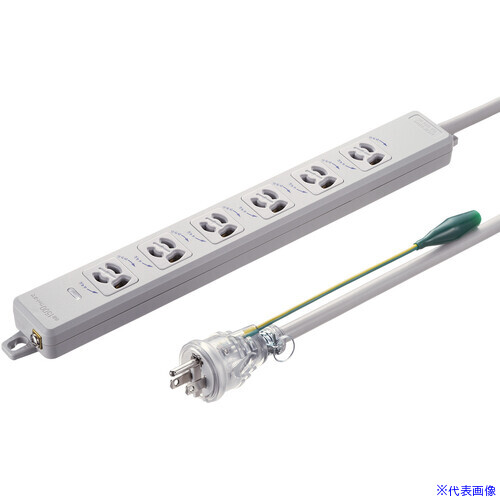 ■SANWA ポッキンプラグ付き電源タップ 6個口 5m TAPPP365(7013177)[法人限定][外直送元]｜ファーストFACTORY 10,418円