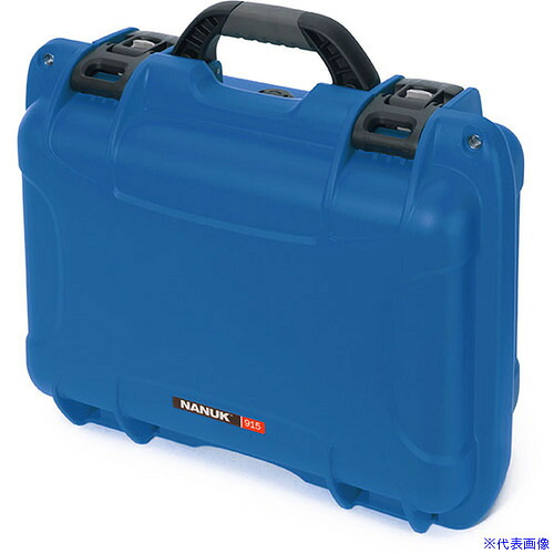 ■タカチ 防水キャリングケース(カラーバージョン) NKシリーズ 外形寸法間口391&times;奥行309&times;高さ172mm ブルー 内装スポンジフォーム付き NK915MS(7077689)[法人限定][外直送元]｜ファーストFACTORY