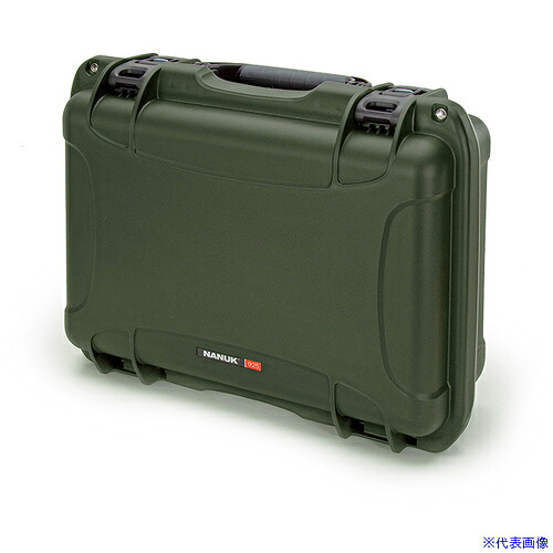 ■タカチ 防水キャリングケース(カラーバージョン) NKシリーズ 外形寸法間口474&times;奥行373&times;高さ178mm オリーブグリーン 内装スポンジフォーム付き NK925OLS(7077725)[法人限定][外直送元]｜ファーストFACTORY