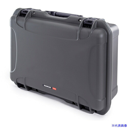 ■タカチ 防水キャリングケース(カラーバージョン) NKシリーズ 外形寸法間口551×奥行430×高さ216mm グラファイトグレー 内装スポンジフォームなし NK940G(7077754)[法人限定][外直送元]