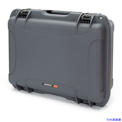 ■タカチ 防水キャリングケース(カラーバージョン) NKシリーズ 外形寸法間口500×奥行405×高さ191mm グラファイトグレー 内装スポンジフォーム付き NK930GS(7079350)[法人限定][外直送元]
